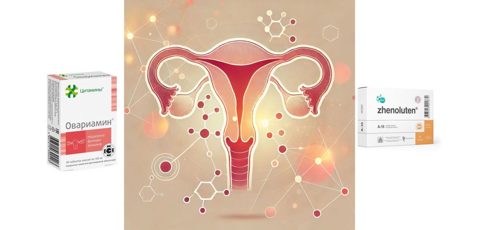 What to choose: Zhenoluten or Ovariamin?